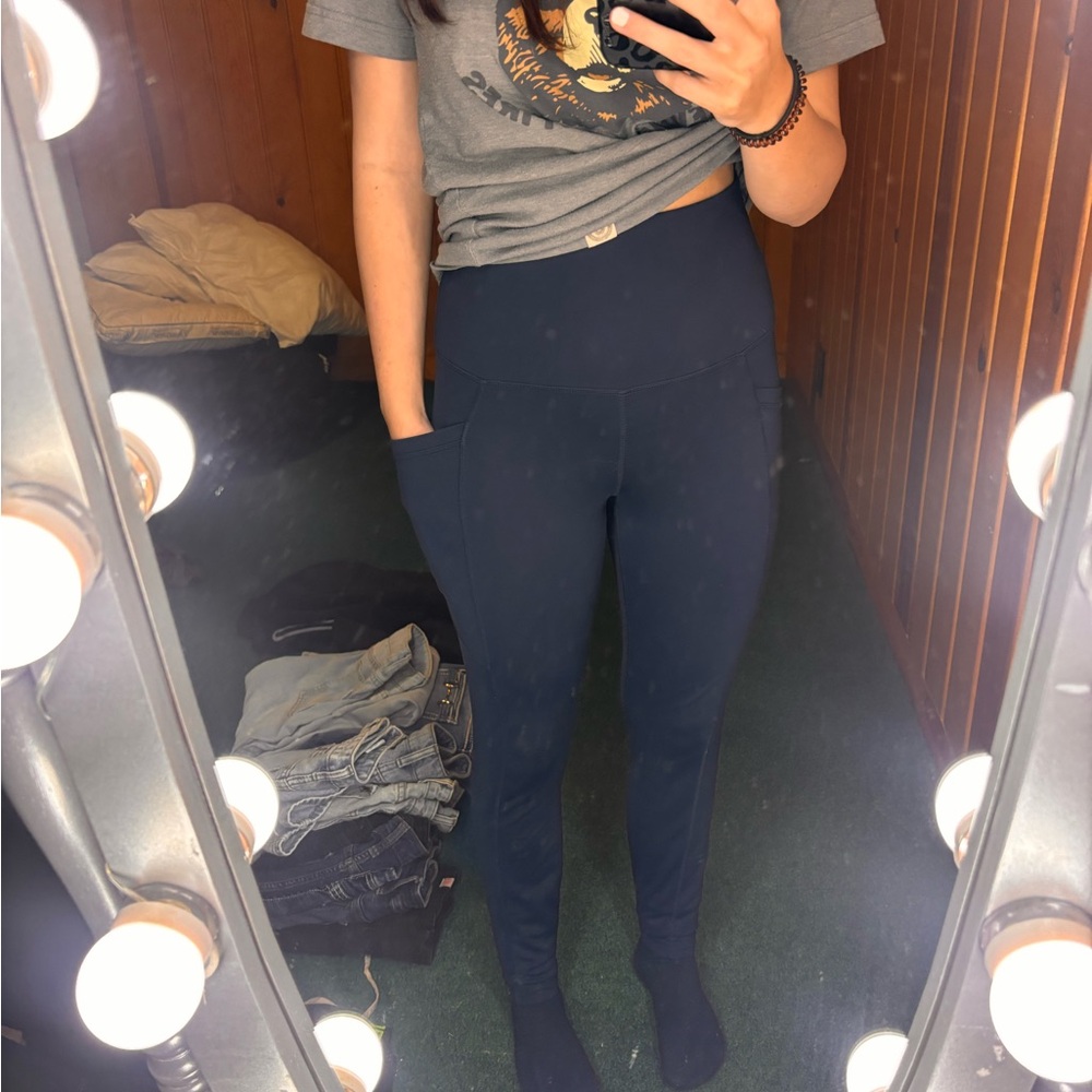 Women's High-Waisted Black Pants